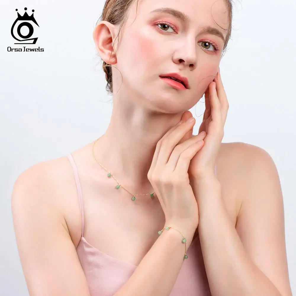 Женские браслеты из серебра ORSA JEWELS регулируемый браслет с бусинами красного и