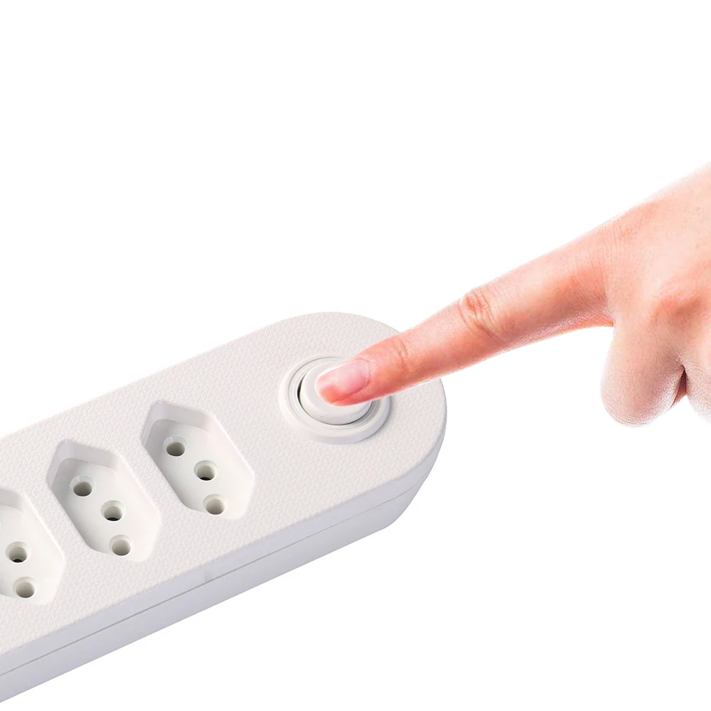 Электрическая розетка 3/4 gang с 4 USB портами стандартный бразильский