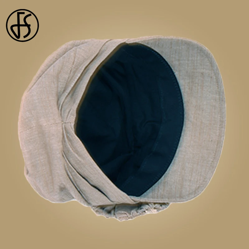 Женская хлопковая кепка от солнца FS повседневная пляжная регулируемая шляпа с