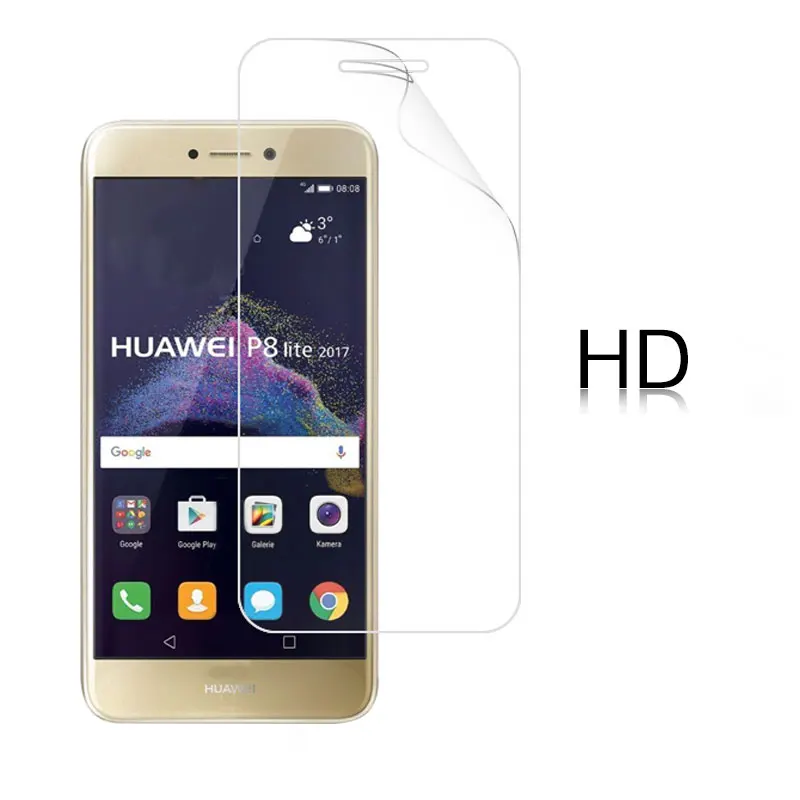 HD прозрачная глянцевая Защитная пленка для Huawei P8 Lite 2017 5 2 В PRA LA1 LX1 Антибликовое