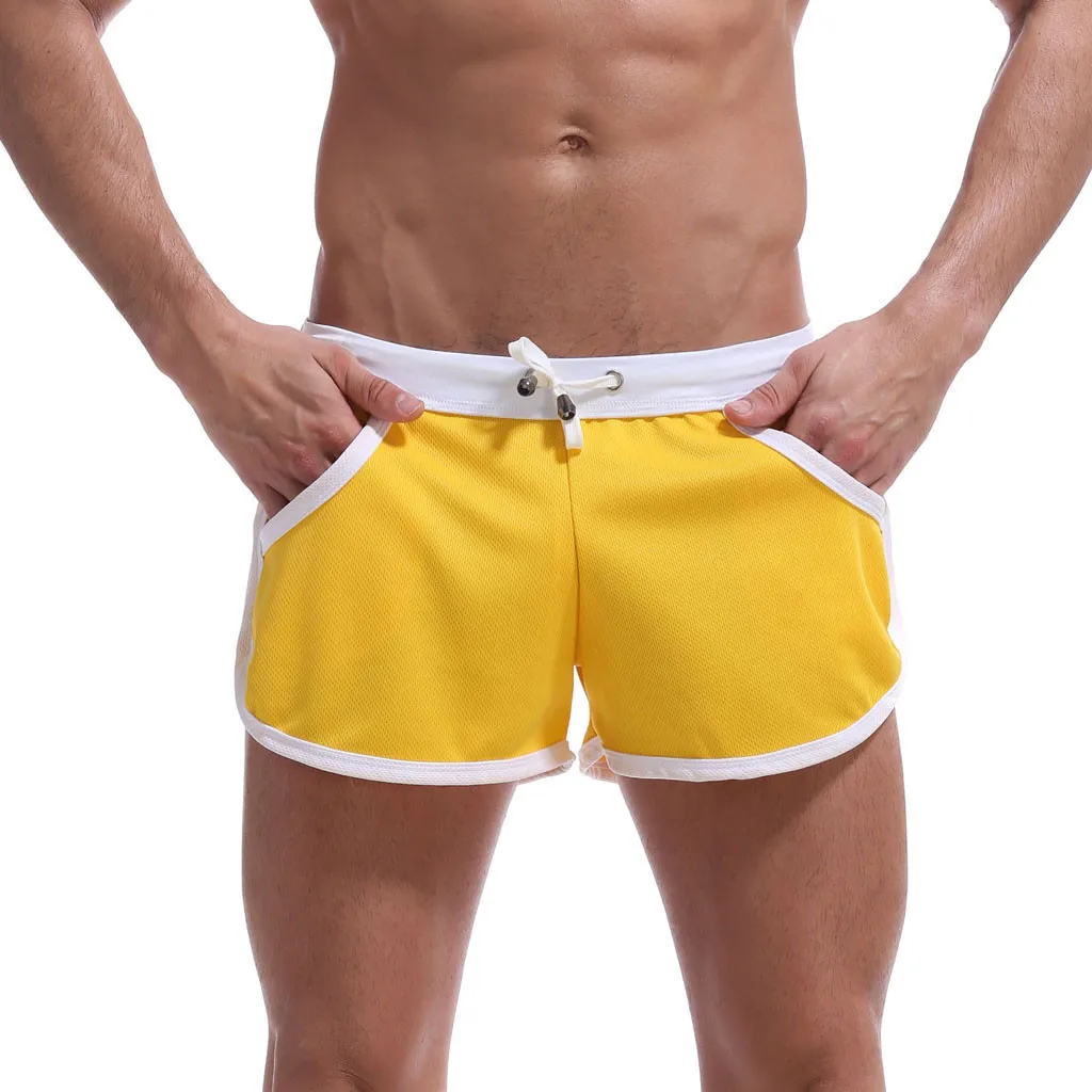Мужские синие шорты для спортзала, бега, бега, занятий спортом, фитнеса, бодибилдинга, спортивные штаны, мужские фирменные Короткие штаны