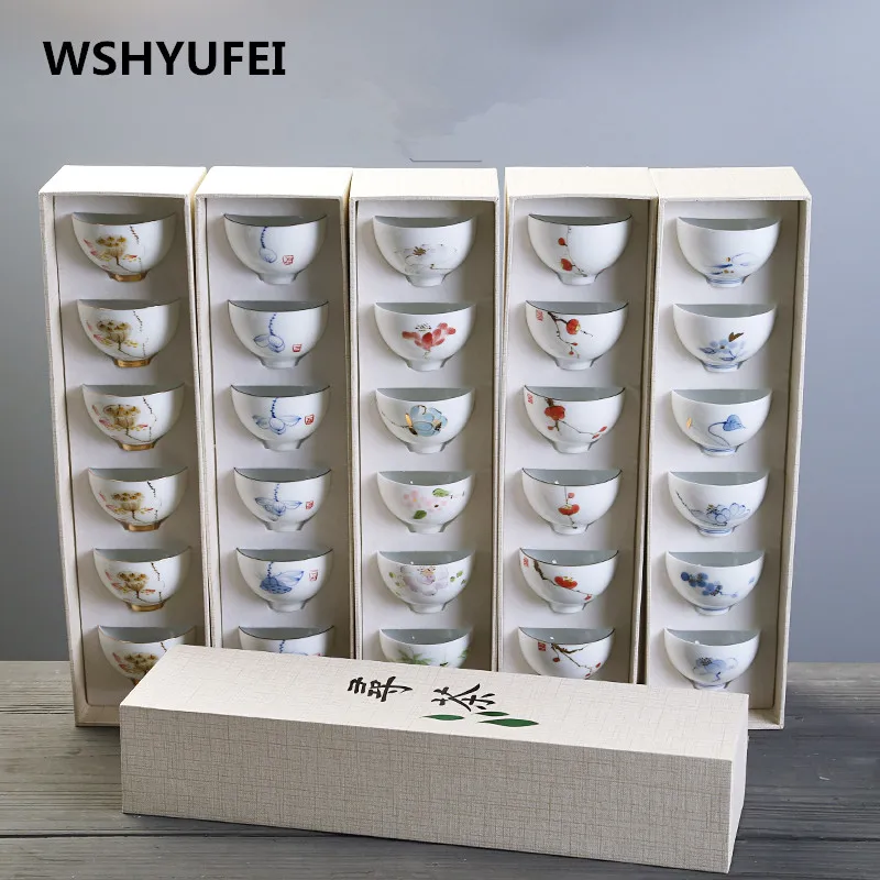 Высокое Качество ручная роспись Керамическая чайная чашка сомнительный istikan