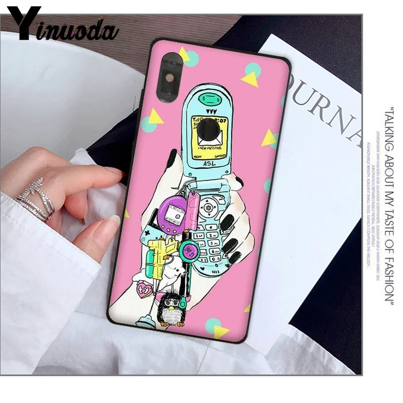 Мягкий черный Чехол Yinuoda Girly Pastel Witch Goth для телефона Xiaomi Mi 6 Mix2 Mix2S Note3 8 8SE Redmi 5 5Plus Note4