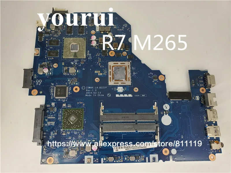 NBMLE11002 NBMLE11003 NBMLE11001 материнская плата для ноутбука Acer aspire E5 551G Z5WAK LA | Платы расширения -33015828778