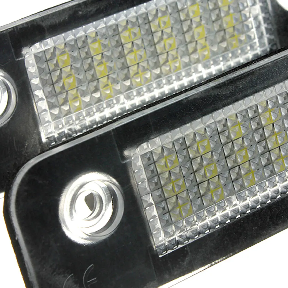 

Hot 2Pcs 12V 18LEDs License Number Plate Lamps Light for Ford Mondeo MK2 BX