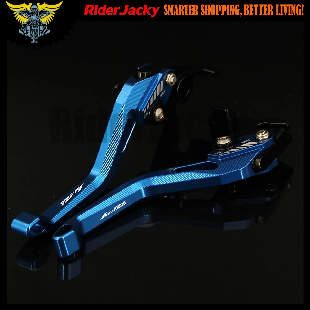 

RiderJacky 3D Rhombus Hollow Design Patent For YAMAHA YZF R1 YZFR1 2002-2003 Blue CNC Adjustable Motorcycle Brake Clutch Lever
