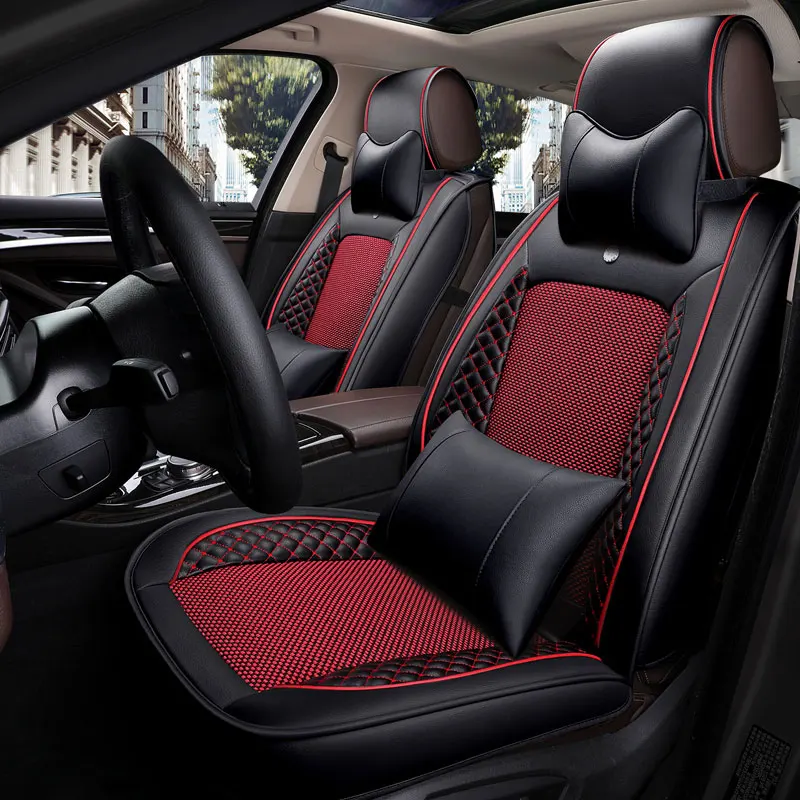 Кожаный чехол для автомобильного сиденья универсальная подушка Toyota camry 40 50 celica chr