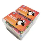 Детская зубная нить, смешанные цвета, уход за полостью рта, зубная резинка, уход, простота использования, зубные межзубные щетки высокого качества с счастливой улыбкой