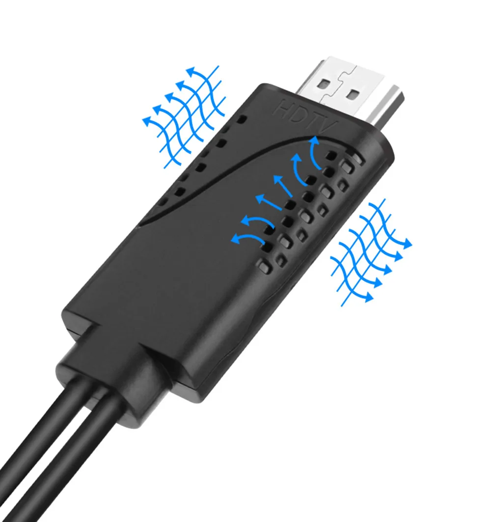 CARPRIE видео кабели USB к HDMI 4K HD 1080P HDTV TV AV адаптер кабель Шнур для iPhone XS/XS MAX/XR td1004