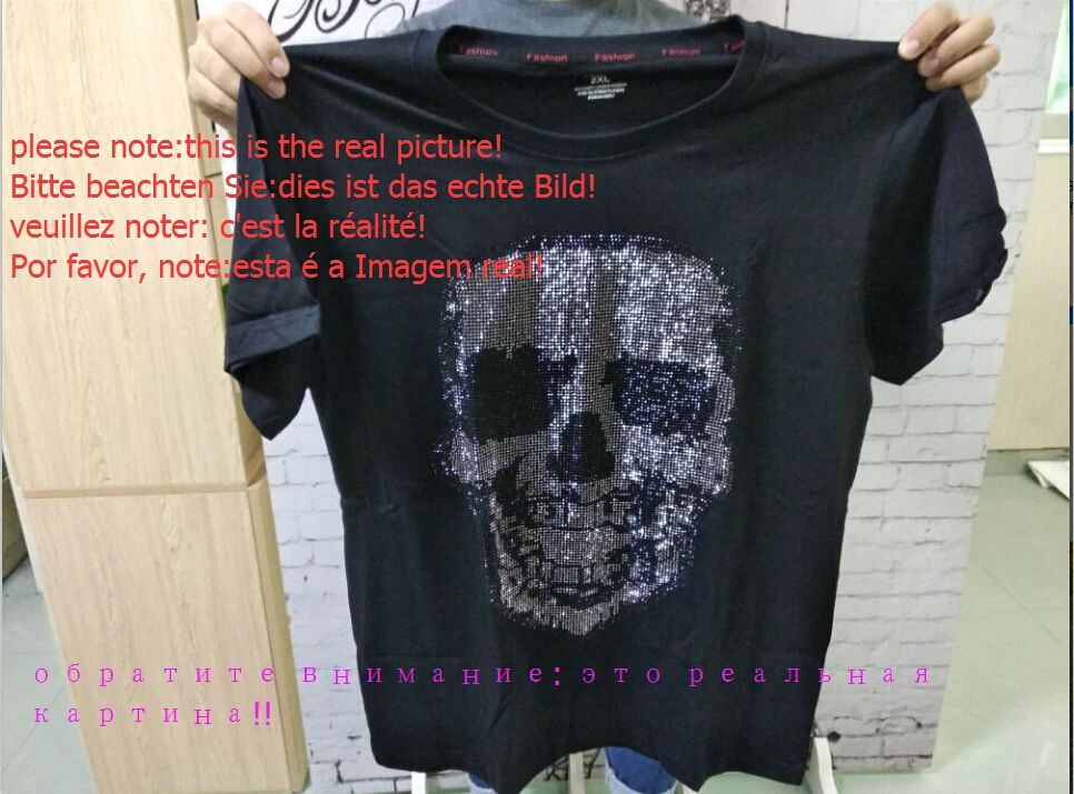 top quality men tees 2018 new fashion tshirt luxury design with Diamond Stone TSHIRT | Мужская одежда