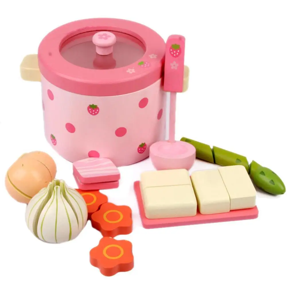 

Горячий горшок для овощной рассады горшок деревянный детский игровой домик игрушечный домик игрушки для детей Для мальчиков и девочек