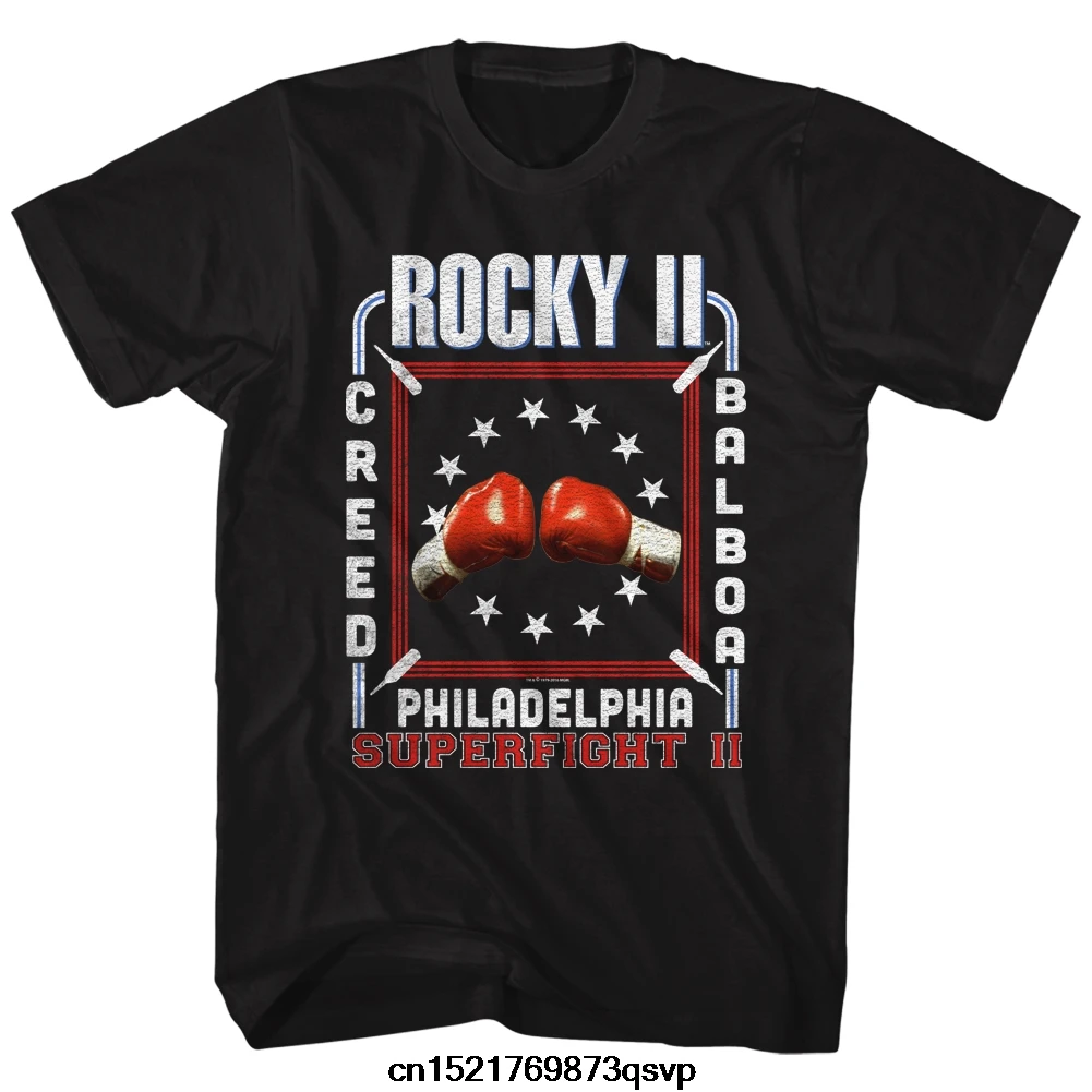 Возьмите забавная Футболка мужская новинка футболка Rocky II супербой | Мужская