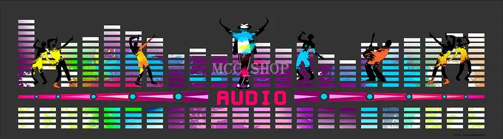 Наклейка-эквалайзер для автомобиля 90 х25 см