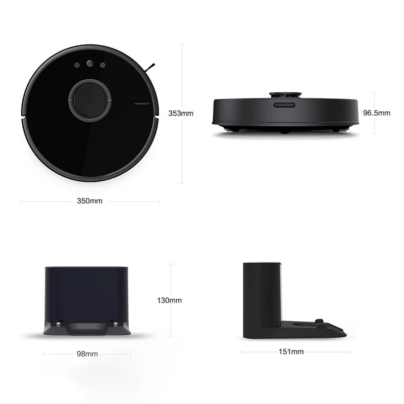 Новый оригинальный xiaomi Roborock S50 roborock S55 пылесос 2 приложение Управление Smart