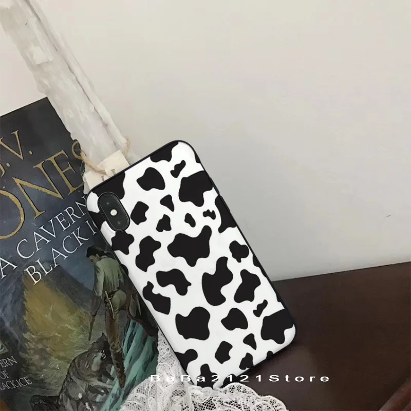 Классический чехол для телефона Babaite Cow высокого качества iPhone X XS XR XSMax 6 6S 7 7plus 8 8Plus