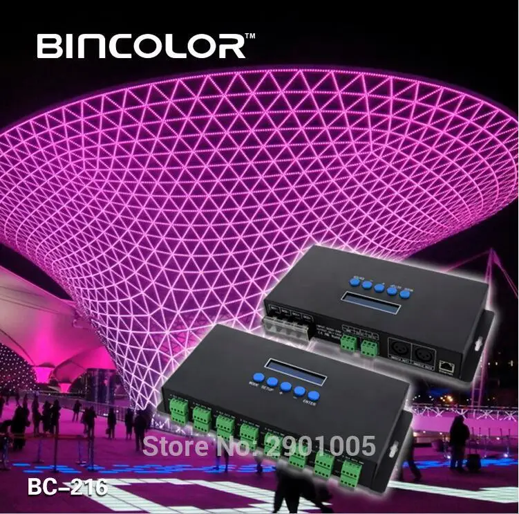 Новое поступление DC5V-24V Artnet Eternet для SPI/DMX pixel Светодиодный светильник контроллер выходной ток 4 канала 7Ax4CH/16 каналов 3Ax16CH