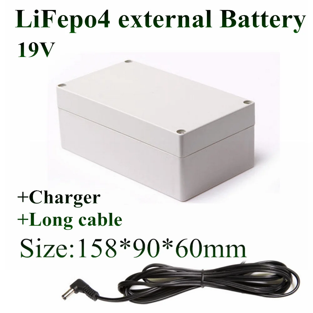 1 шт. Lifepo4 19v батарея 4.74A 3.42A 1.58A 4.5A 19 2 v 5ah 8Ah 10ah литиевая DC 6s для Внешний ноутбук
