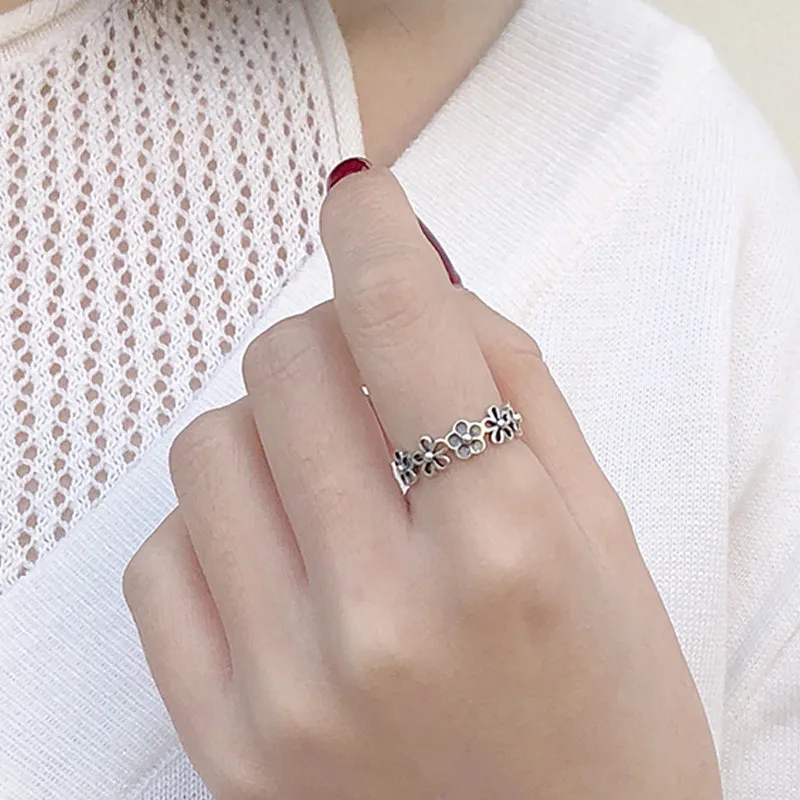 XIAGAO 2018 Vintage Rings 100% Real 925 Sterling Silver Jewelry for Women High Quality Ring Anillos AART0017 | Украшения и