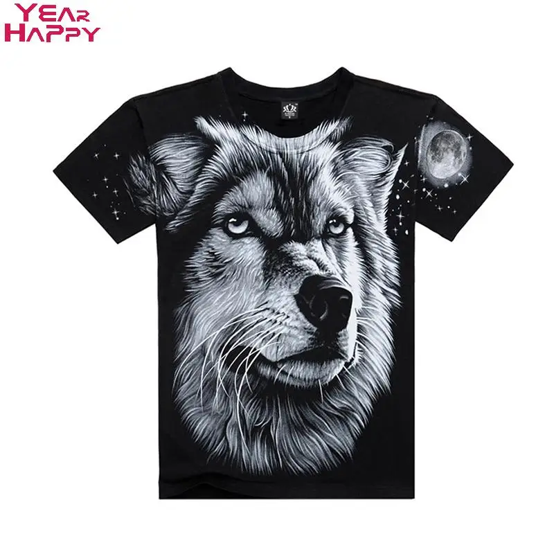 Мужские футболки мода нового прибытия хлопок повседневная 3d отпечатано мужчины