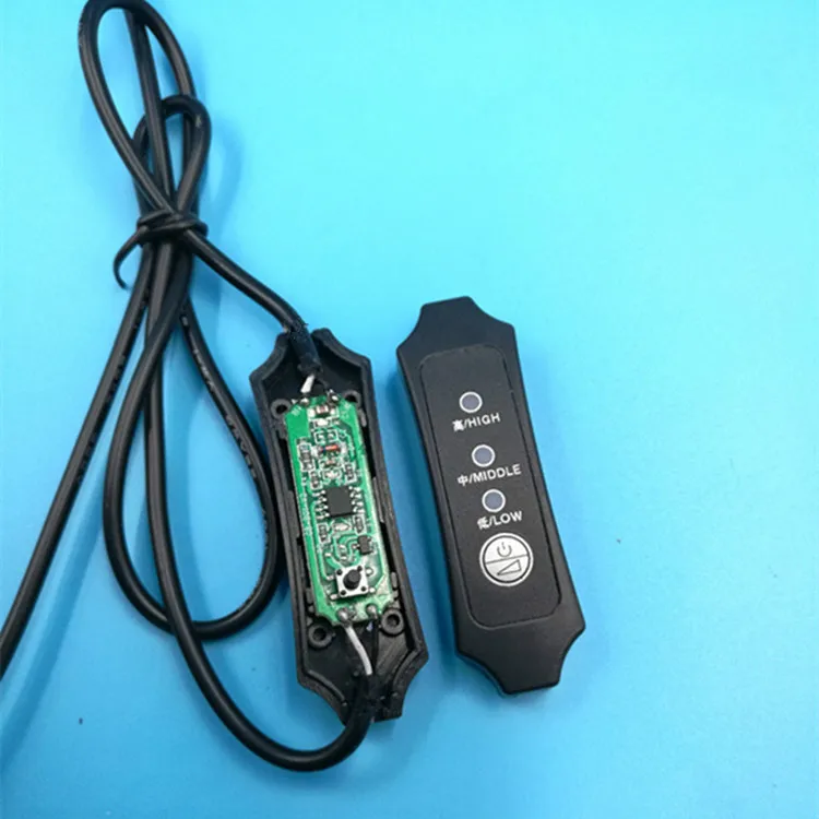 10 шт. USB три провода регулирования температуры переключатель синхронизации 3 цвета индикаторная лампа DC головка регулировка скорости линии переключатель лампы