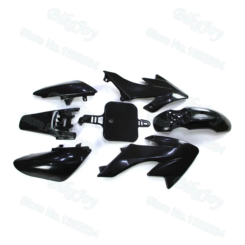 Black Fairing Plastic Fender Body Kits For CRF50 XR50 Thumpstar SSR Pit Dirt Bike SDG DHZ GPX 50cc 70cc 90cc 110cc 125cc |
