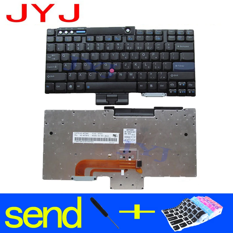 

Новая клавиатура для ноутбука IBM ThinkPad T60 R60 R61 Z60 R400 T400 T500 W700 отправляет прозрачную защитную пленку
