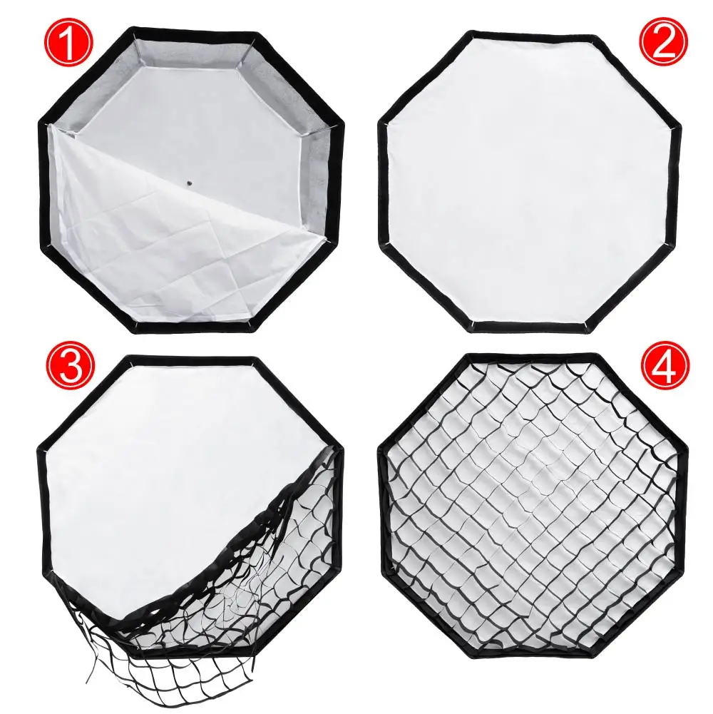 Godox 80 см 32 &quotОктагон Зонт Quick Setup Softbox вспышка Speedlight зонтик с Honeycomb сетки Bowens
