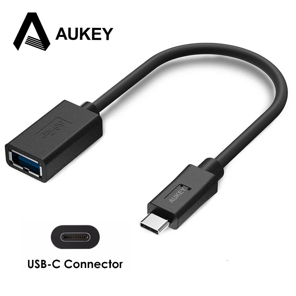 AUKEY y Тип USB c 3.0 адаптер для OTG кабель Macbook Google Chromebook Samsung Galaxy S8 Xiaomi MI5 mi6 redmi4x|otg usb