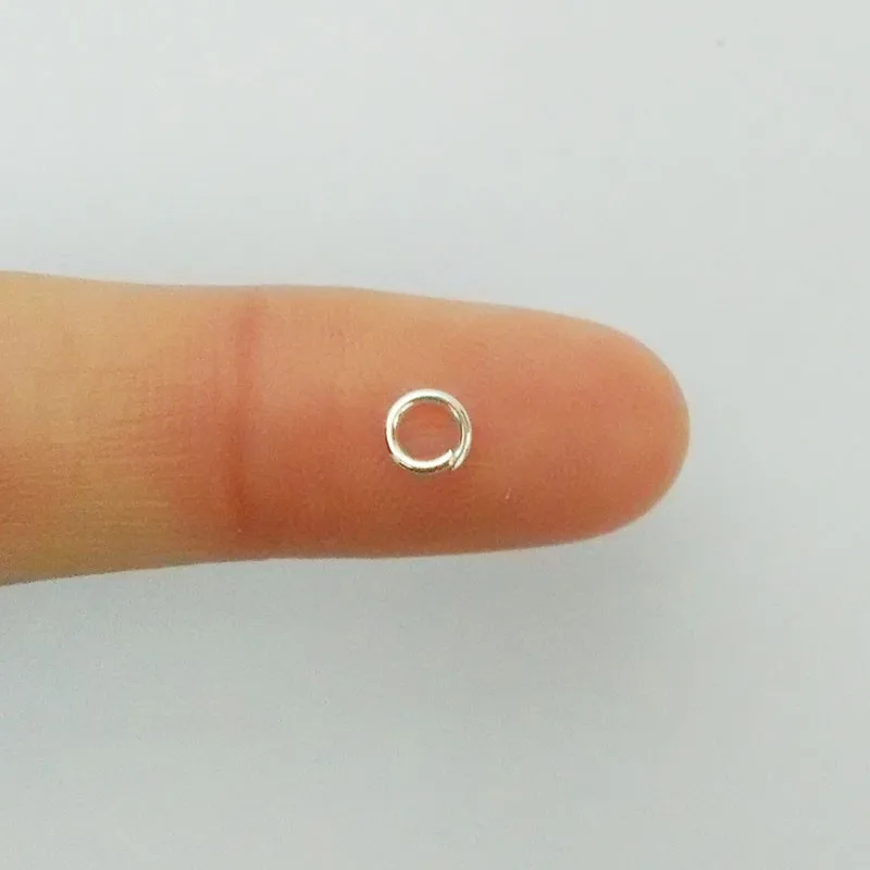 5mm silver BEAUCHAMP ювелирные изделия фурнитура ожерелье соединитель прыгающие Кольца Открытые петли крючки браслет из застежек разделитель бусины шнур подвески - Цвет: 5mm silver