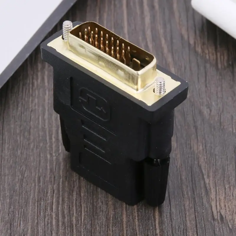 Alloyseed DVI HDMI адаптер позолоченный HDMI Женский к DVI 24+ 1Pin Мужской конвертер разъем для ПК HDTV монитор видео дисплей