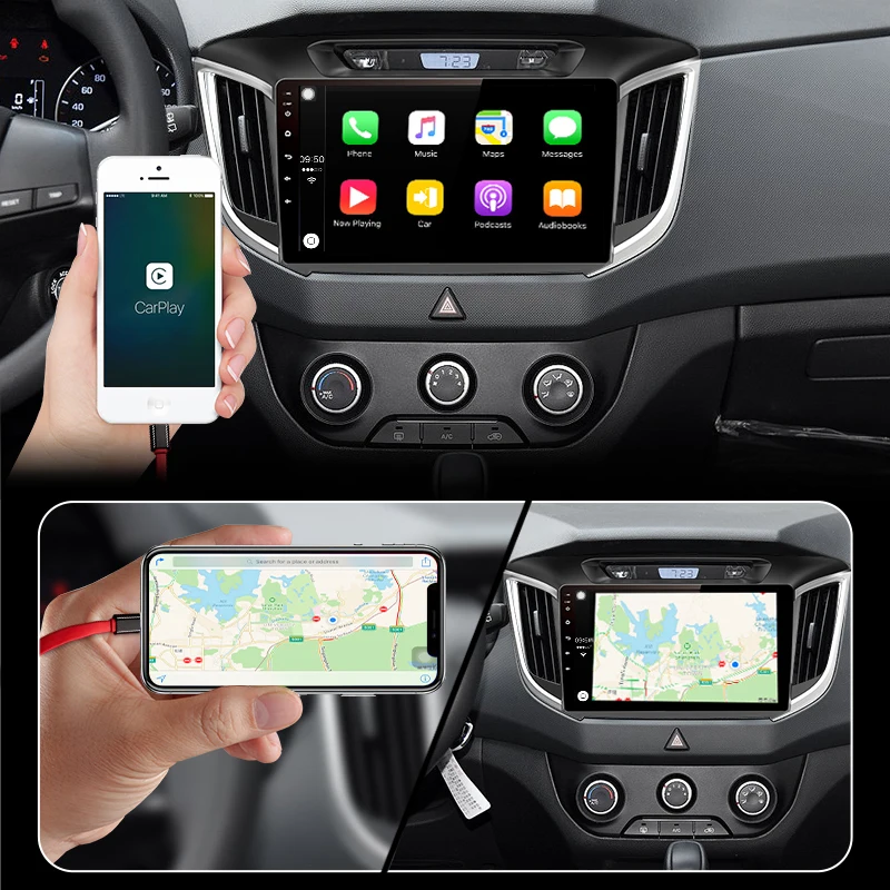 Junsun 4G + 64G CarPlay DSP Android 8 1 автомобильный Радио Мультимедиа Стерео Аудио плеер gps 2 Din