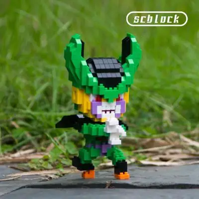 12 Dragon Ball Мини Конструкторы строительные игрушки Гоку мультфильм модель аниме фигурка Мастер Роши Игрушки Для Детей Забавные милые подарки для мальчиков - Цвет: 12