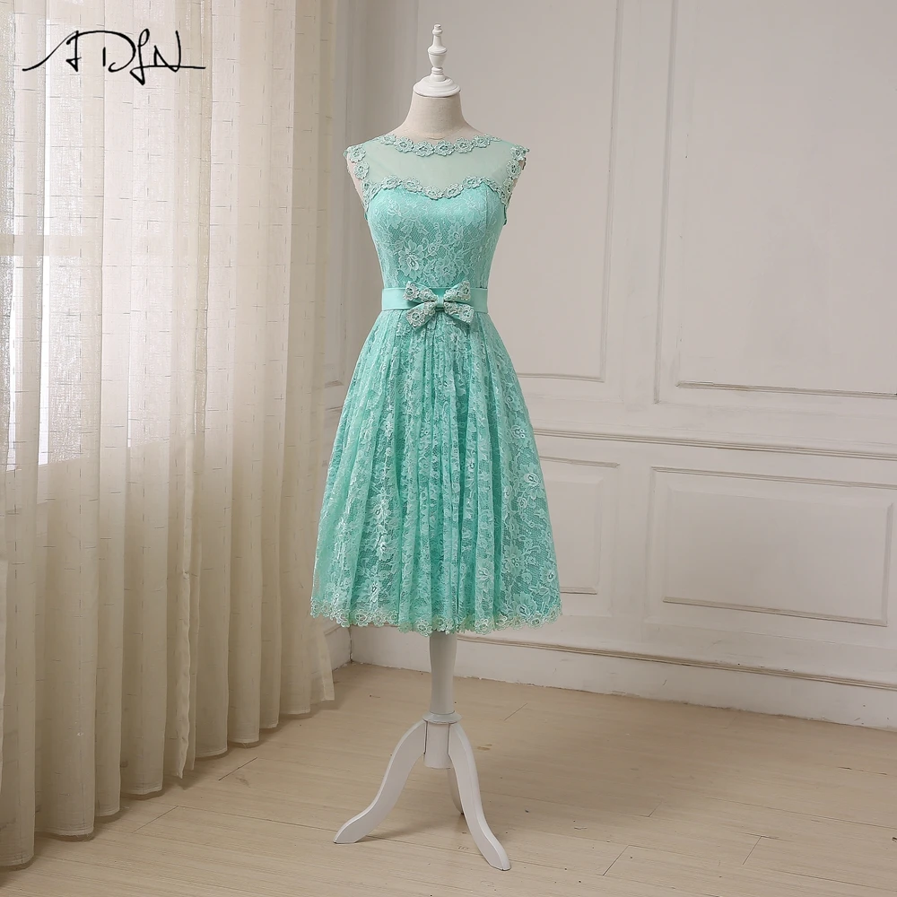 ADLN девушка дешевые вечерние платья аппликации из кружева элегантное платье с