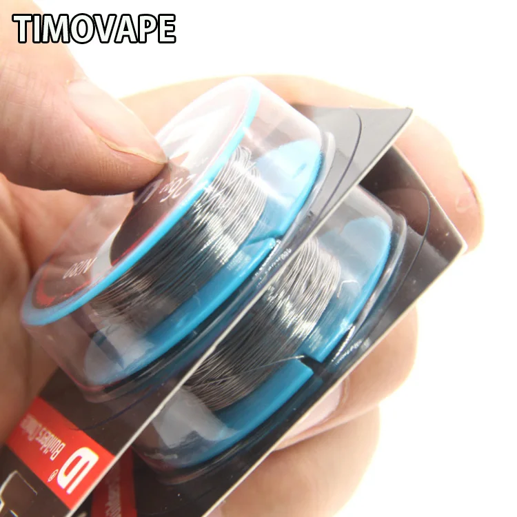 100% оригинал UD Nichrome Ni80 A1 SS316L 24GA 26GA 28GA для DIY MTL RDA перестраиваемый атомайзер