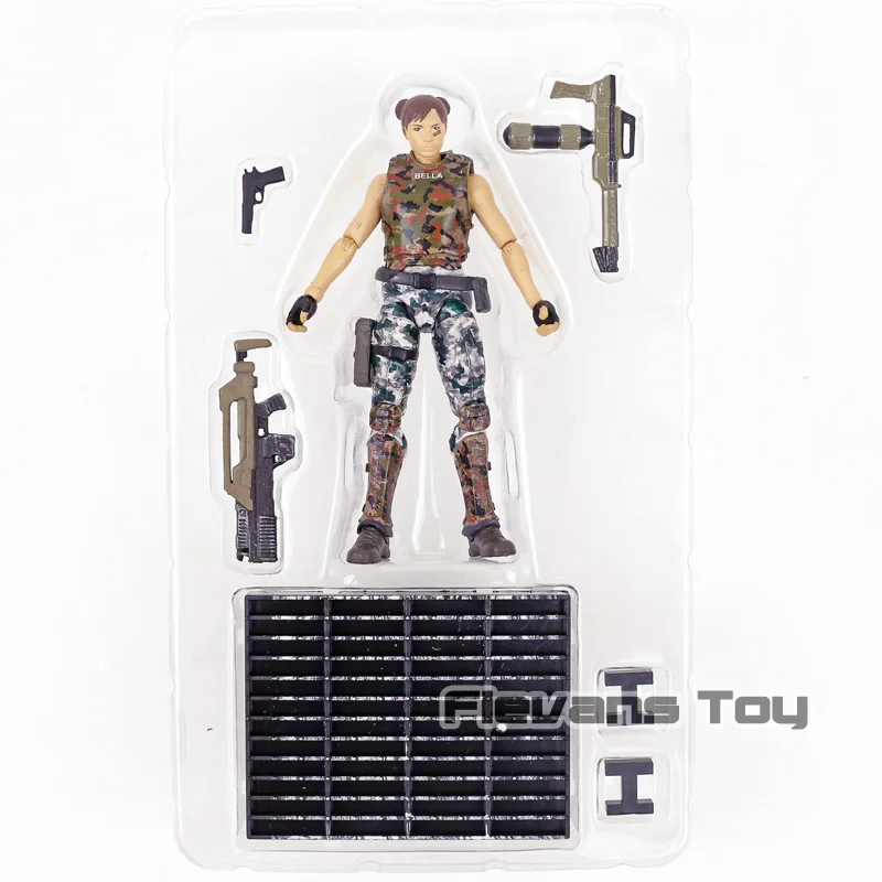 HIYA TOYS Aliens Colonial Marines Cruz Bella Redding Xenomorph Raven Crusher 1:18 ПВХ фигурка игрушки