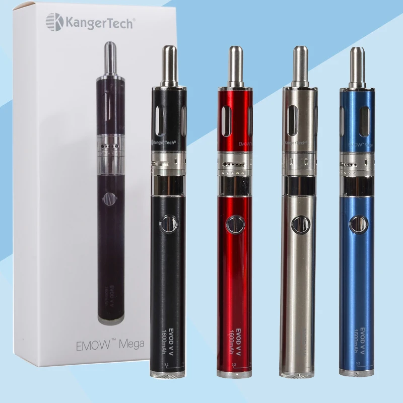 Kanger Emow мега электронные сигареты наборы Kangertech Мега атомайзер 1600mAh батарея с
