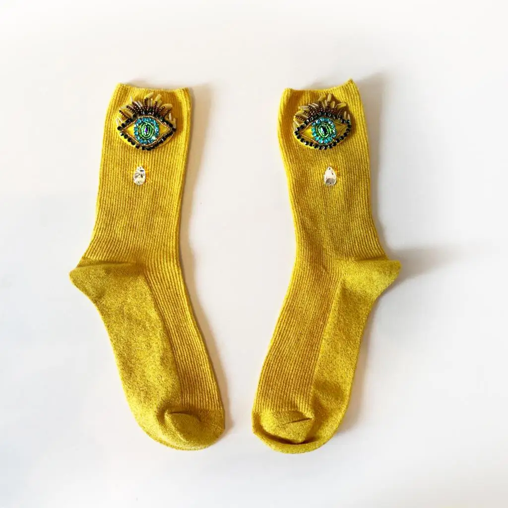 2020 Top Fashion Limited Funny Socks Calcetines Mujer Pug Socks Japan Casual Cotton Blends Solid Color Middle Tube Mean Code