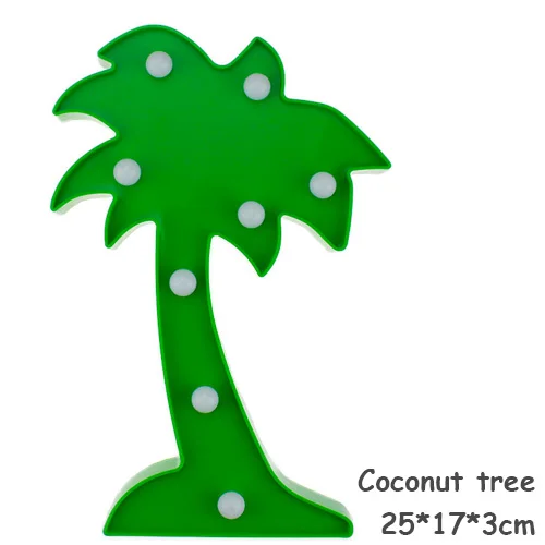 Coconut Tree Звездное облако Луна 3D ночной Светильник Светодиодный настольный светильник детский подарок игрушка Домашний Светильник ing ночные лампы Свадебный декор романтический - Испускаемый цвет: Coconut Tree