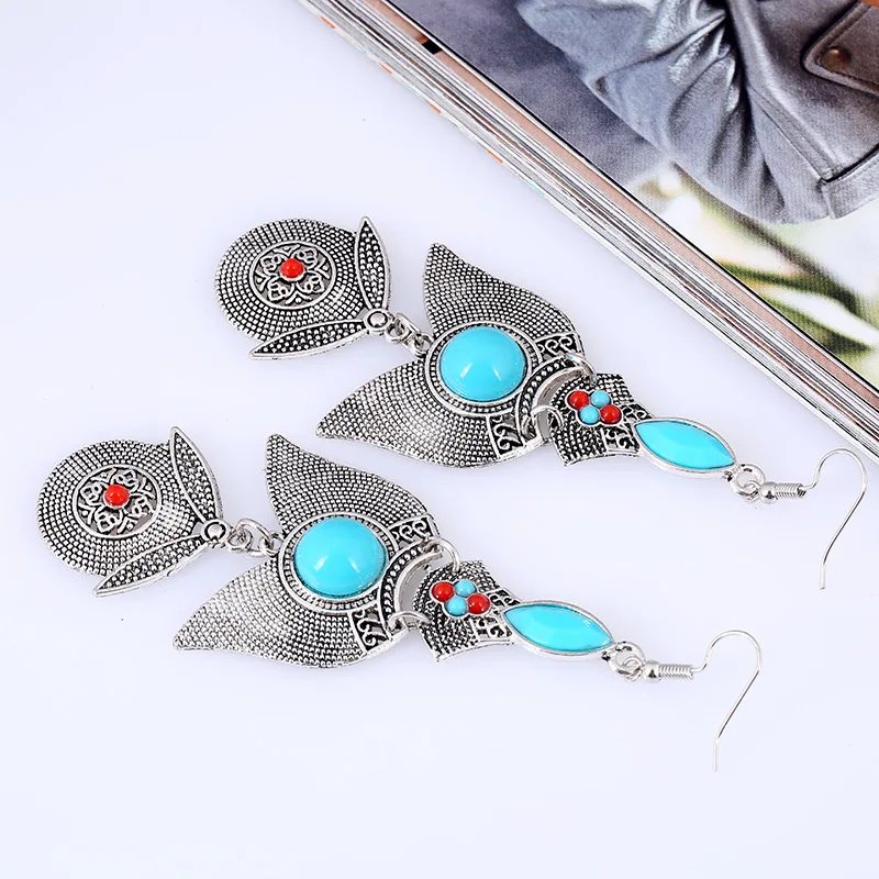 Ethnic Bohemian Maxi Brinco Long Drop Earrings Vintage Boho Statement Jewelry for Women Gift Party | Украшения и аксессуары