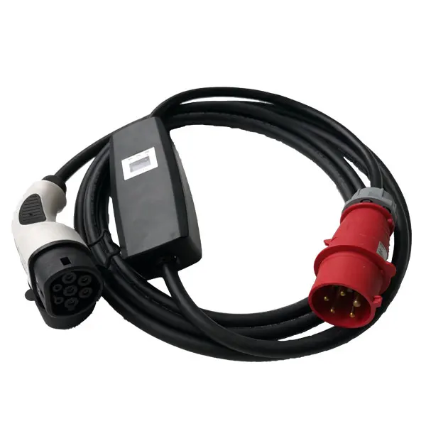 EVSE Тип 2 EV портативное зарядное устройство 16 А Регулируемый IEC 62196 зарядный кабель