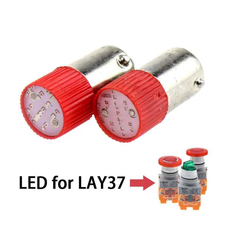 1 шт. LED для lay37 кнопочный переключатель с ligh запасной лампочкой выключателей