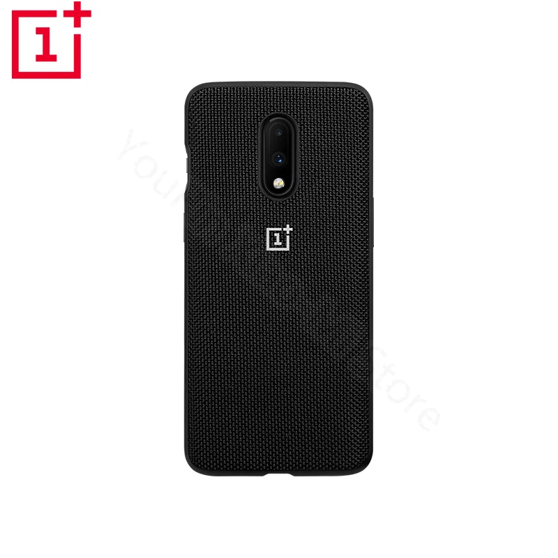 nylon Чехол-бампер для OnePlus 7 официальный материал нейлон+ ТПУ круглый защитный нейлоновый чехол-накладка для задней панели OnePlus 7 - Цвет: nylon