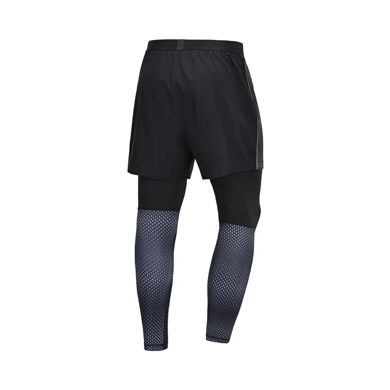 Li Ning мужские колготки для бега базовый слой шорты обычная посадка полиэстер