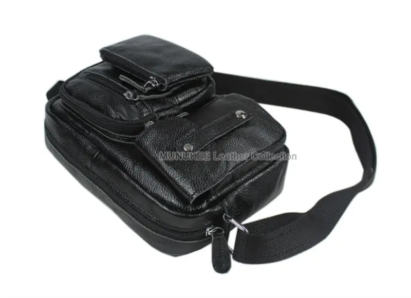 Сумка мессенджер M156 мужская из натуральной кожи модный саквояж кросс боди