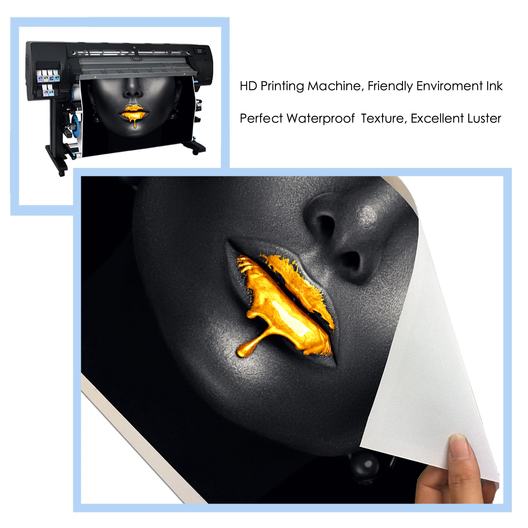 Красные Краски черная девушка искусство на стену HD Художественная печать холсте