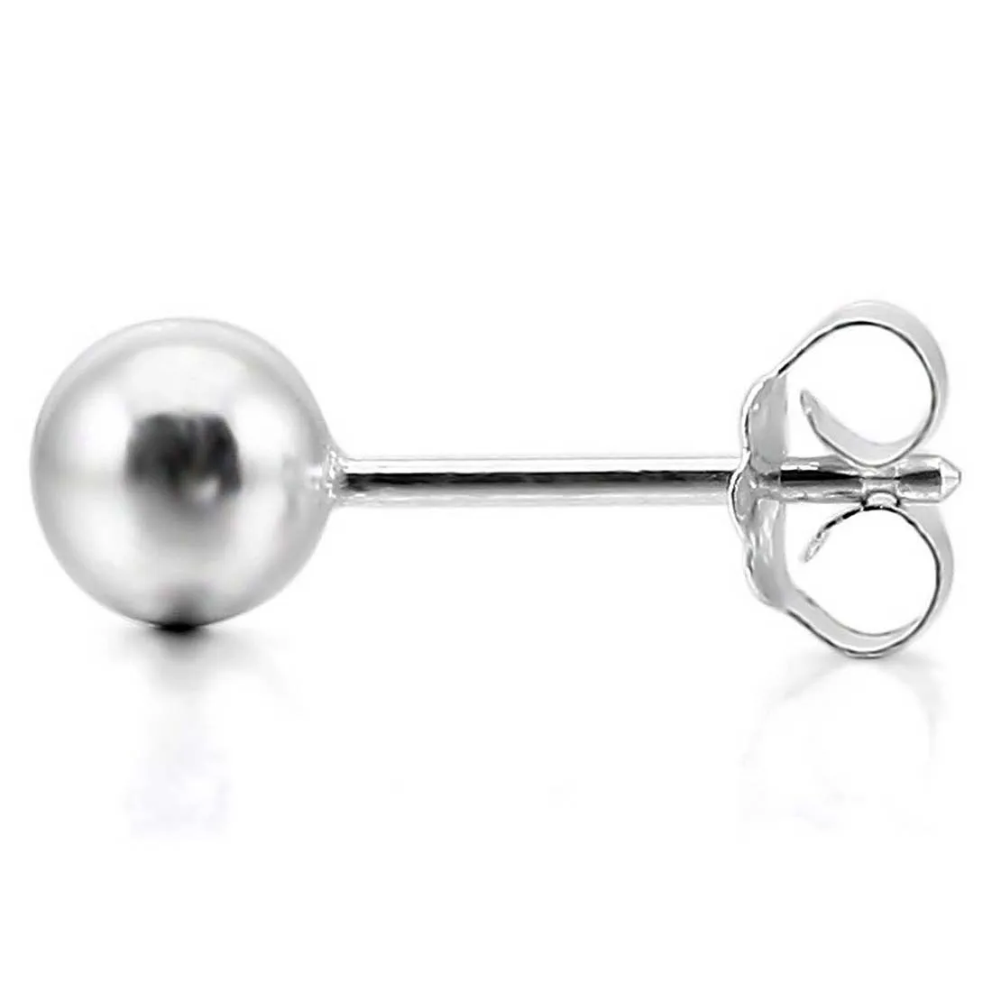 3 - 6 мм 8 штук из нержавеющей стали жеребец серьги шар элегантный бисерный набор (4