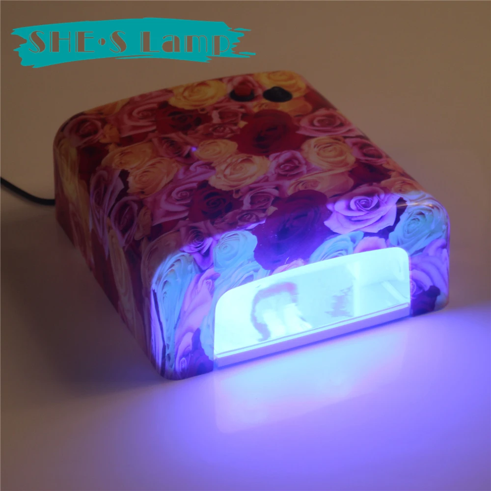 36 Вт 110 В/220 В UV LED Ногтей Лампы Многоцветный печать Профессионального Для Сушки