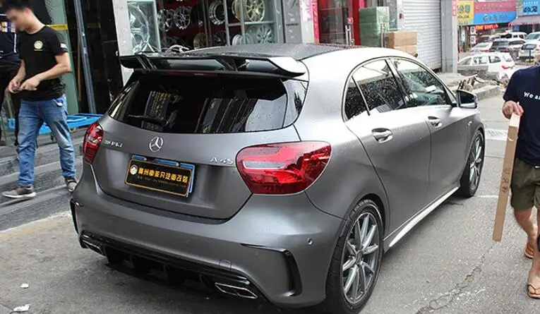 Углеродное волокно заднего крыло багажника выступ Спойлеры подходит для Mercedes Benz