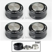 4pcs 39mm stainless steel speaker spike pad ceramics ball shock absorbing isolation stand feet adjustable damping nail 4