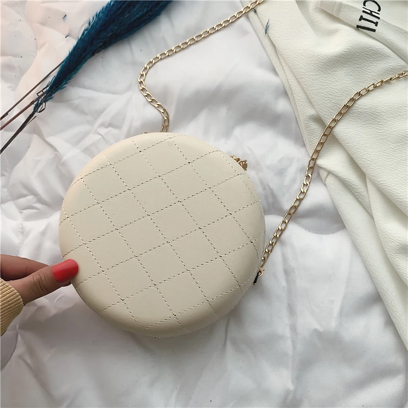 2019 all-new European and American fashion integrated circular cross-body bag single-shoulder qq186 | Багаж и сумки
